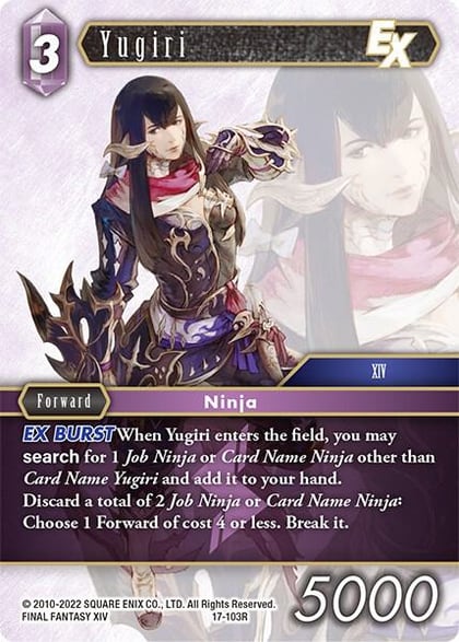 Yugiri EX, Rebellion's Call 17-103R