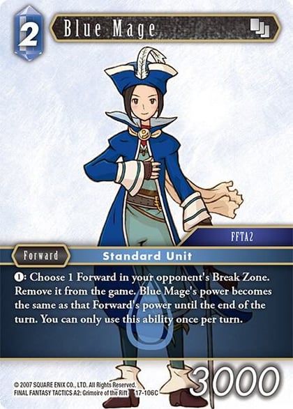 Blue Mage, Rebellion's Call 17-106C