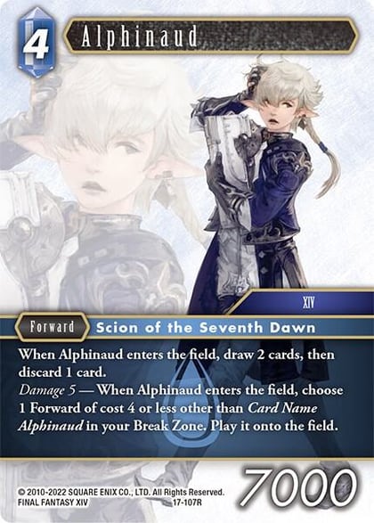 Alphinaud, Rebellion's Call 17-107R