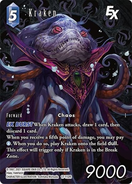 Kraken EX (Full Art), Rebellion's Call 17-112R