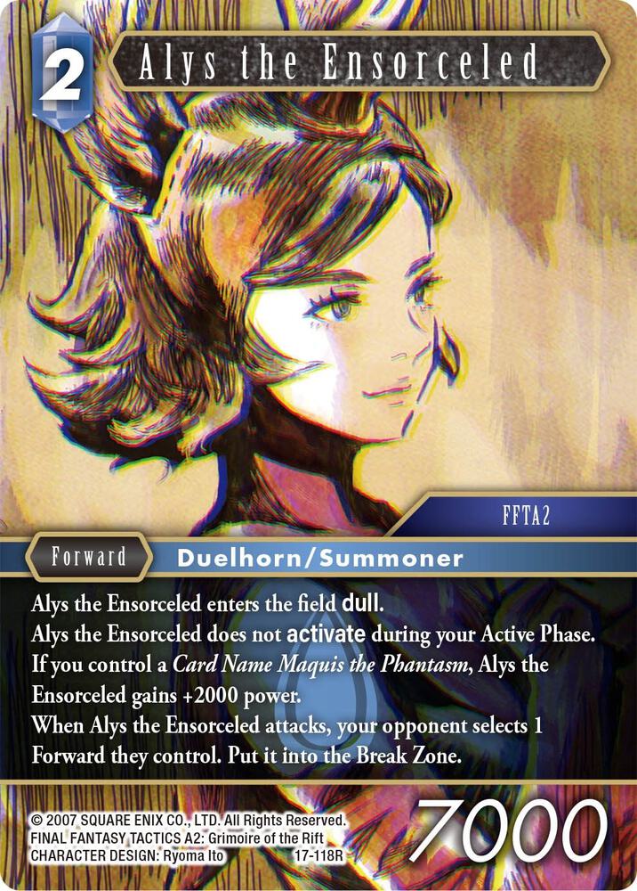 Alys the Ensorceled, Rebellion's Call 17-118R