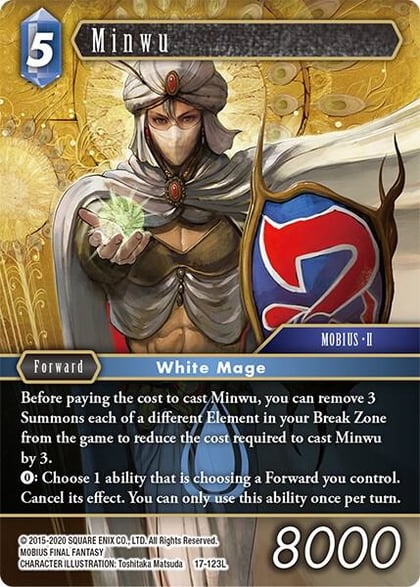 Minwu, Rebellion's Call 17-123L
