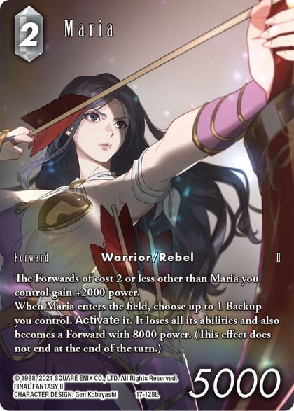 Maria (Full Art), Rebellion's Call 17-128L