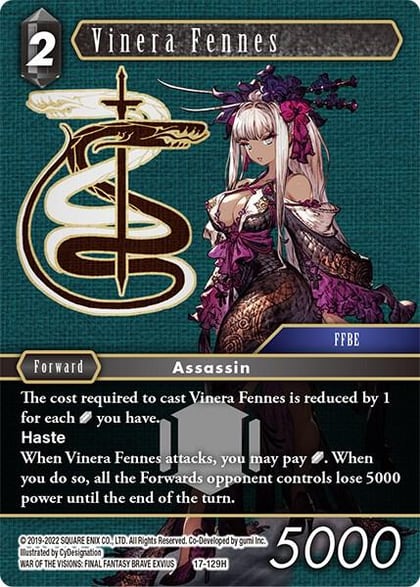 Vinera Fennes, Rebellion's Call 17-129H