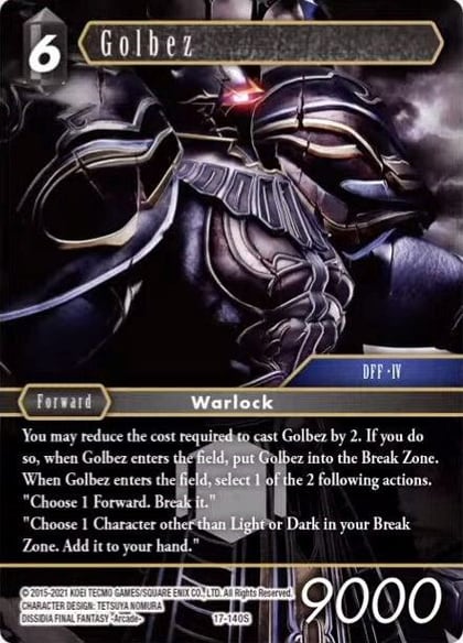 Golbez, Rebellion's Call 17-140S