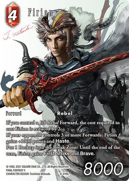 Firion (Full Art Reprint), Rebellion's Call 6-019L