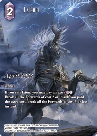 Ixion (April 2023), Rebellion's Call PR-135/17-090R