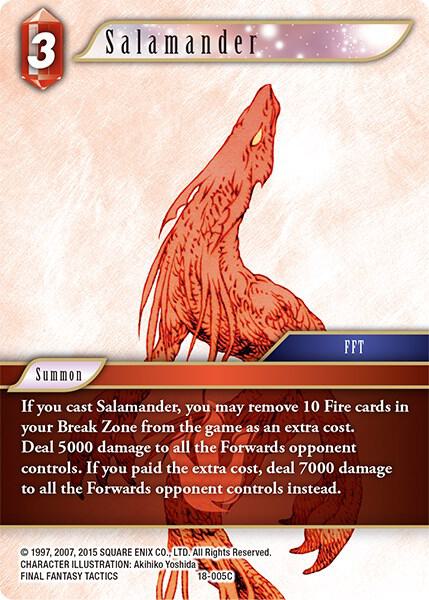 Salamander, Resurgence of Power 18-005C