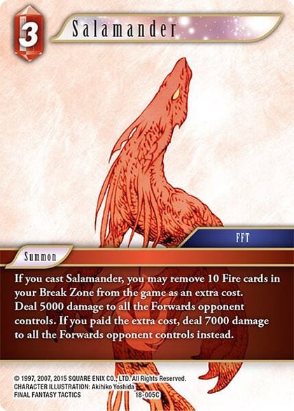 Salamander, Resurgence of Power 18-005C
