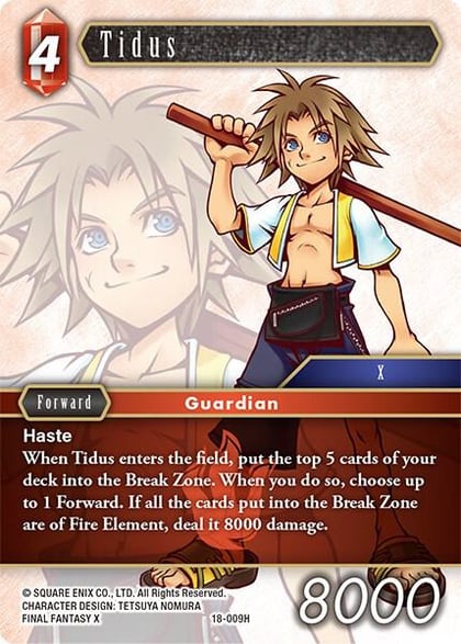 Tidus, Resurgence of Power 18-009H