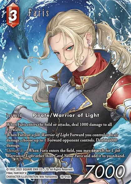 Faris (Full Art), Resurgence of Power 18-012L