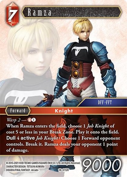Ramza, Resurgence of Power 18-015R