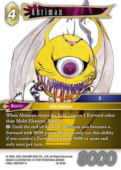 Ahriman, Resurgence of Power 18-052H