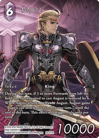 August (Full Art), Resurgence of Power 18-071R