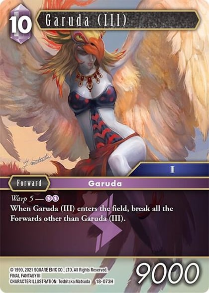 Garuda (III), Resurgence of Power 18-073H