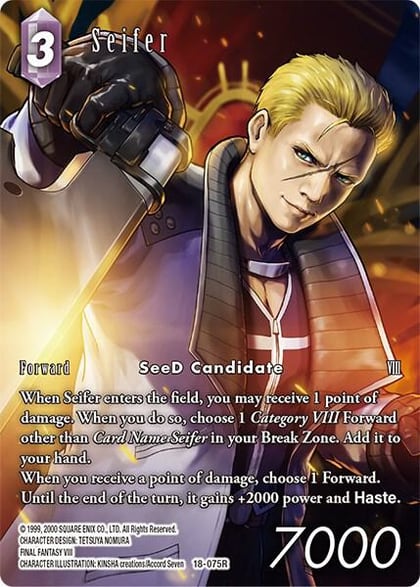 Seifer (Full Art), Resurgence of Power 18-075R