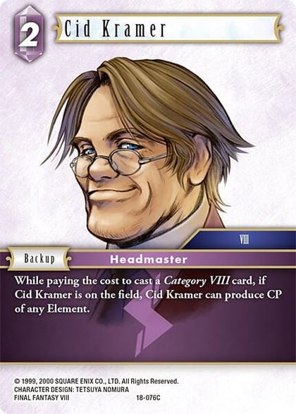 Cid Kramer, Resurgence of Power 18-076C