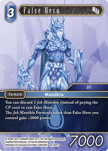 False Hero, Resurgence of Power 18-087C