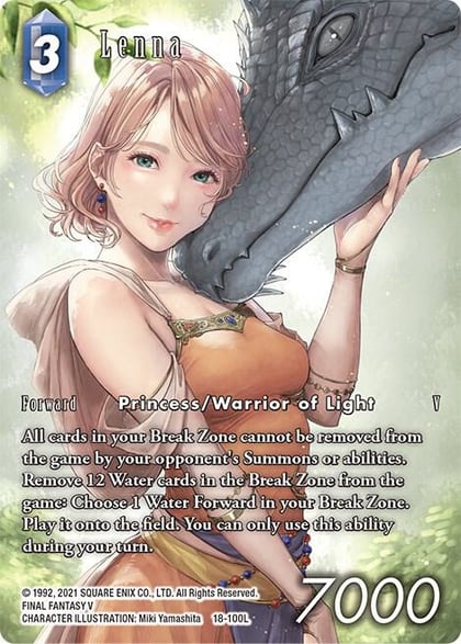 Lenna (Full Art), Resurgence of Power 18-100L