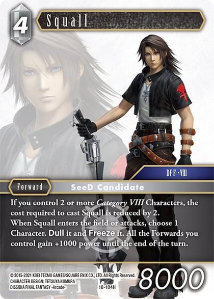 Squall, Resurgence of Power 18-104H