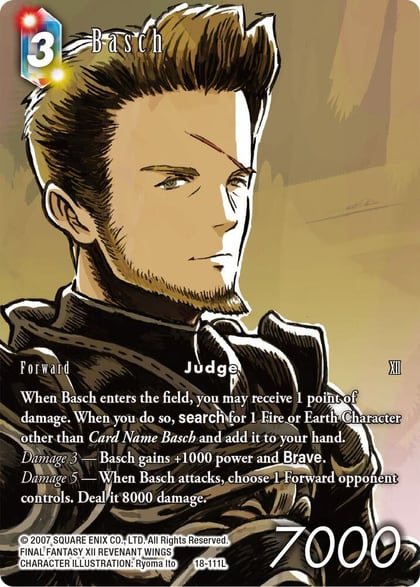 Basch (Full Art), Resurgence of Power 18-111L