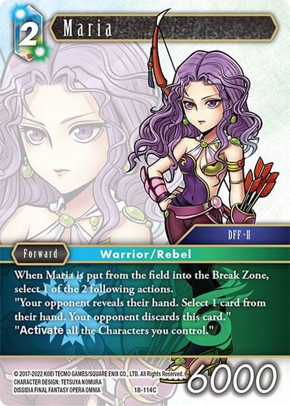 Maria, Resurgence of Power 18-114C