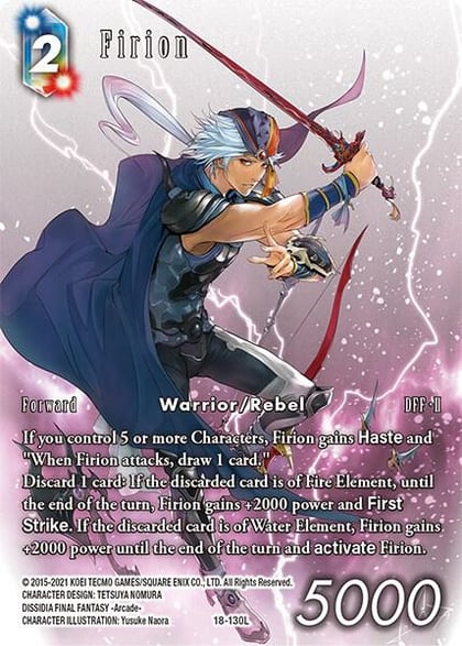Firion (Full Art), Resurgence of Power 18-130L