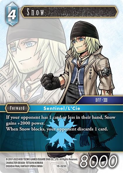 Snow (19-023C), From Nightmares 19-023C