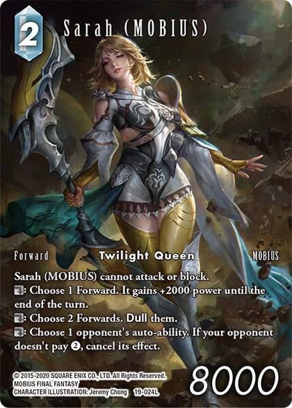 Sarah (MOBIUS) (19-024L) (Full Art), From Nightmares 19-024L