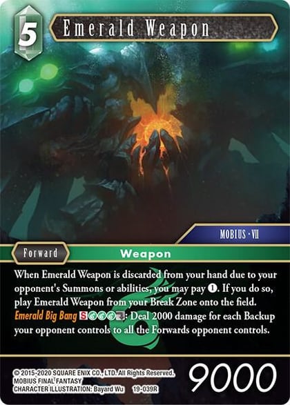 Emerald Weapon, From Nightmares 19-039R
