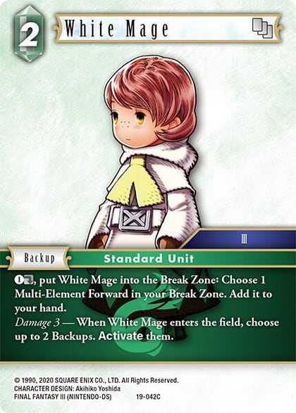 White Mage (19-042C), From Nightmares 19-042C