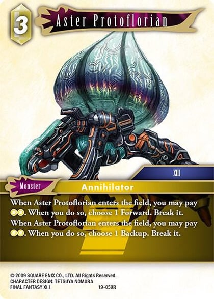 Aster Protoflorian, From Nightmares 19-059R