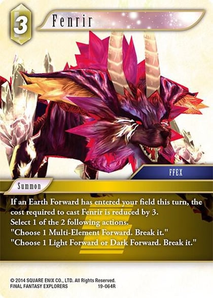 Fenrir, From Nightmares 19-064R