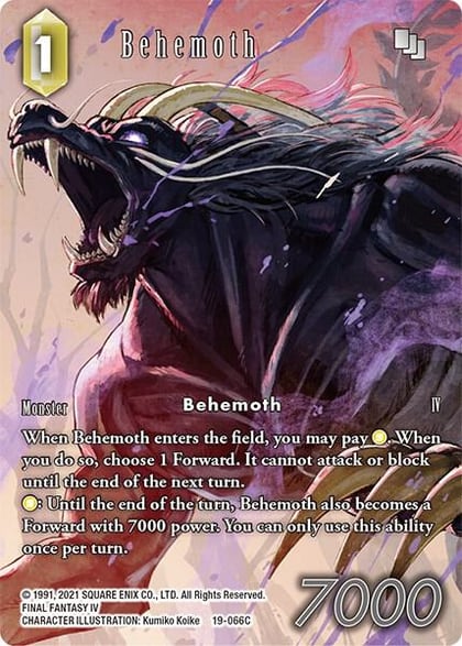 Behemoth (19-066C) (Full Art), From Nightmares 19-066C