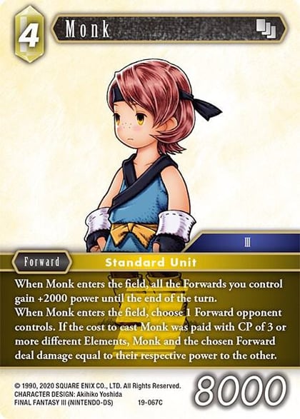 Monk (19-067C), From Nightmares 19-067C