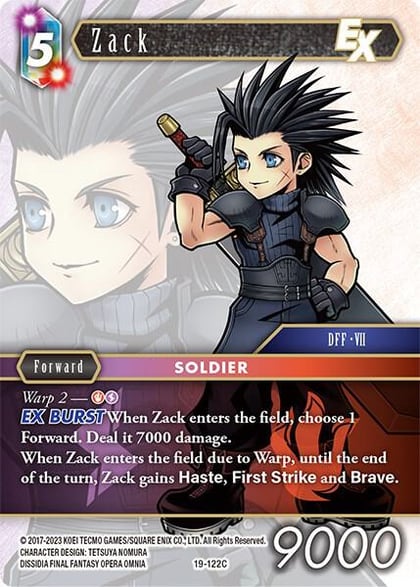 Zack EX, From Nightmares 19-122C