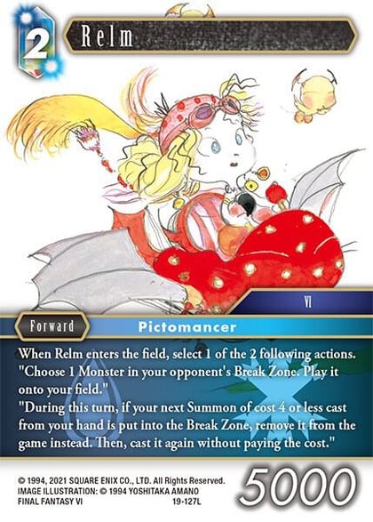Relm, From Nightmares 19-127L