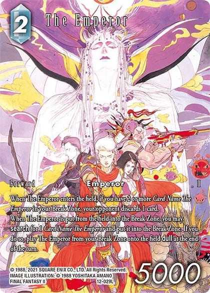 The Emperor (Full Art Reprint), Dawn of Heroes 12-029L