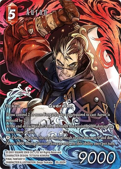 Auron (Full Art), Dawn of Heroes 20-002H