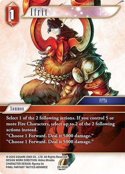 Ifrit, Dawn of Heroes 20-003H