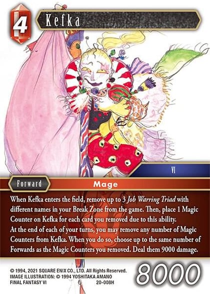 Kefka, Dawn of Heroes 20-008H