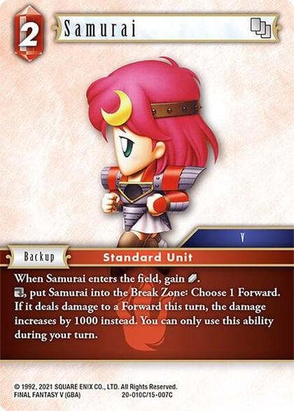 Samurai, Dawn of Heroes 20-010C/15-007C