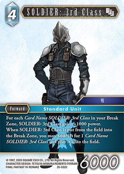 SOLDIER: 3rd Class, Dawn of Heroes 20-032C