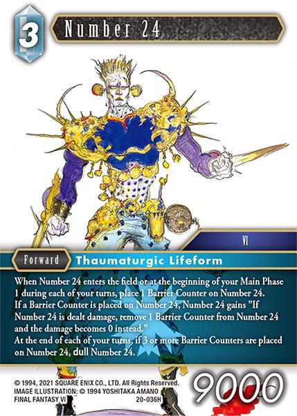Number 24, Dawn of Heroes 20-036H