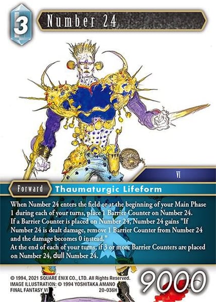 Number 24, Dawn of Heroes 20-036H