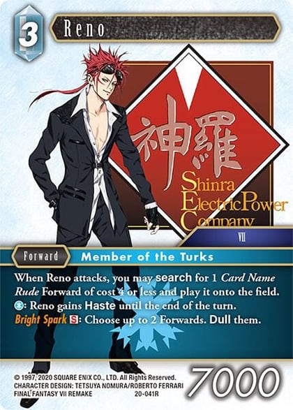 Reno, Dawn of Heroes 20-041R