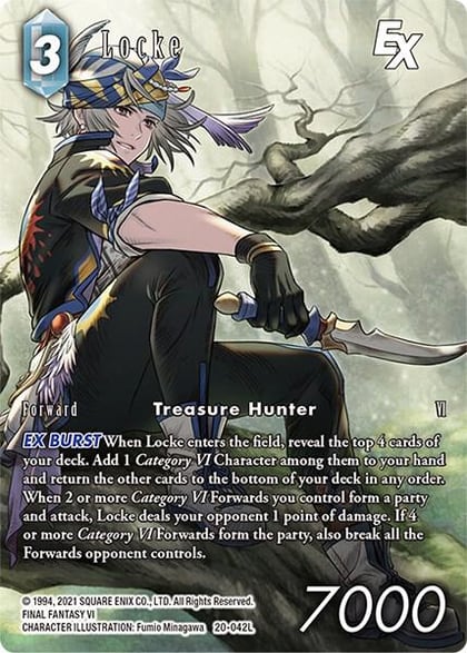 Locke EX (Full Art), Dawn of Heroes 20-042L