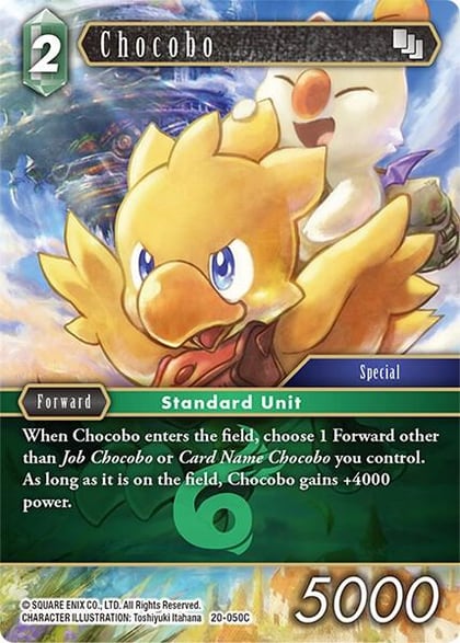 Chocobo, Dawn of Heroes 20-050C
