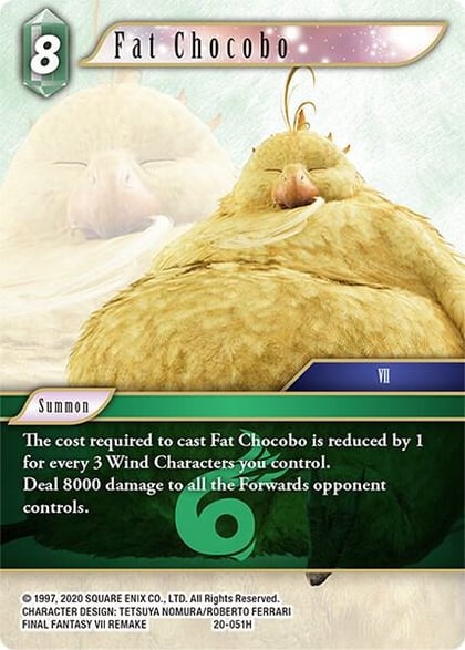 Fat Chocobo, Dawn of Heroes 20-051H