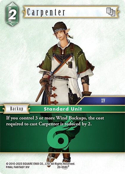 Carpenter, Dawn of Heroes 20-059C